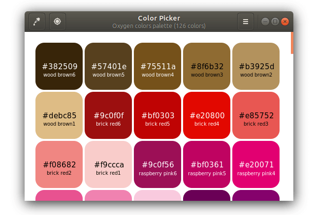 sK1 Color Picker - advanced palette editor