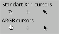 Difference between ARGB and monochrome cursors