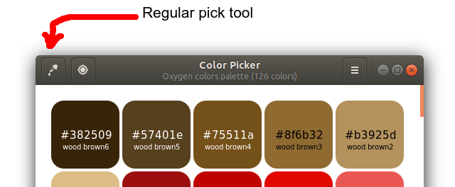 Regular pick tool