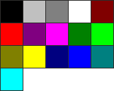 CSS3 named colors