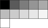 Grayscale palette