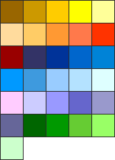 Windows XP icon colors